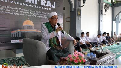 Menyelami Makna Sholat dalam Perayaan Isra’ Mi’raj di Lapas Lombok Barat